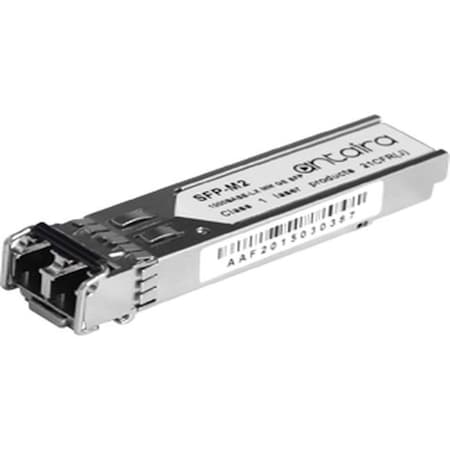 Antaira 1.25Gbps Ethernet SFP Transceiver, Multi Mode 2KM / LC / 1310nm, -40 Degrees C85 Degrees C SFP-M2-T